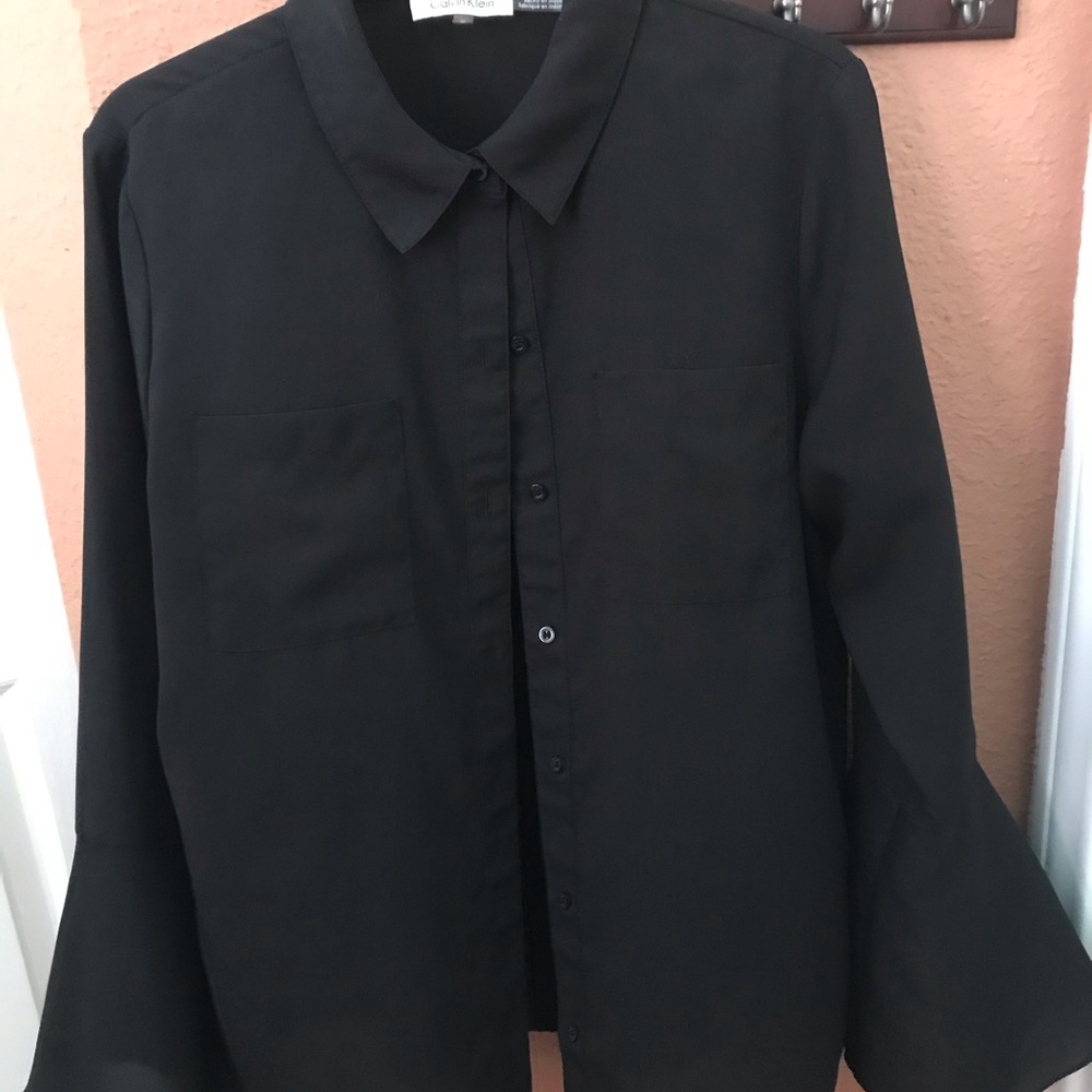 Calvin Klein silk shirt